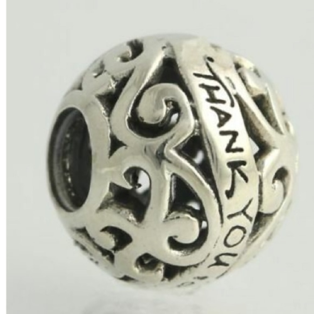 Chamilia Filigree Thank You Charm